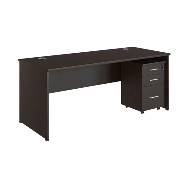 1800mm x 750mm 3 Drawer Mobi Office Desk (Wenge)