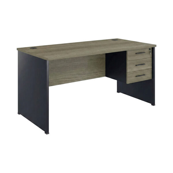 1500mm x 750mm 3 Drawer Office Desk (Wood-look)