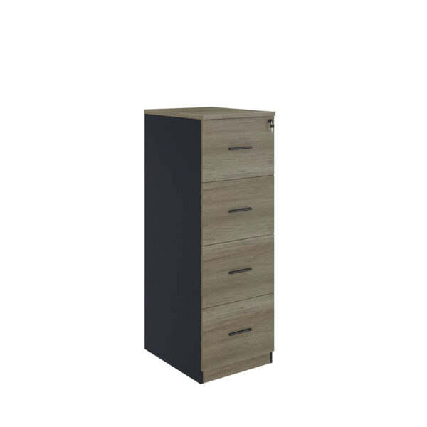 4 Drawer Filing Cabinet (Wood-look)