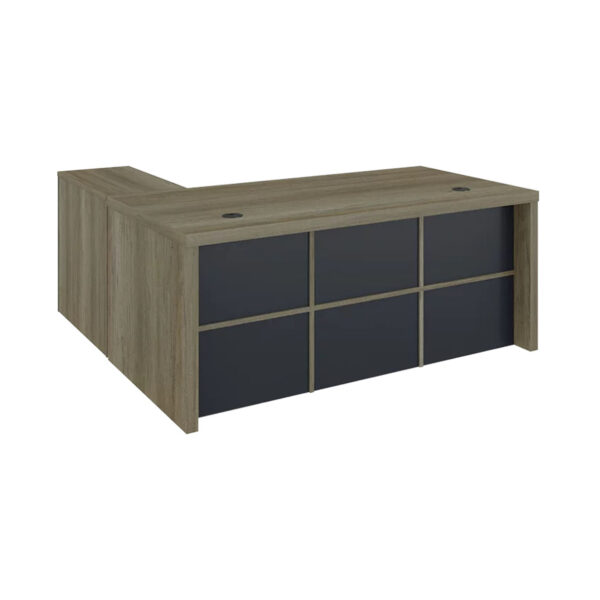 1600mm x 1600mm Executive Office Desk (Block) (Wood-look)