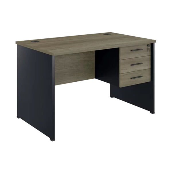 1200mm x 750mm 3 Drawer Office Desk (Wood-look)