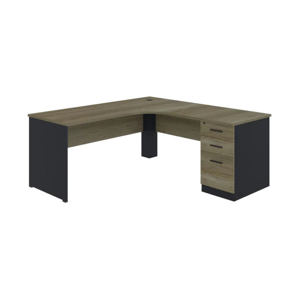 1800mm x 1800mm Cluster Office Desk (Wood-look)
