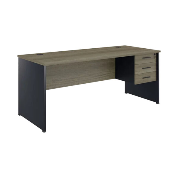 1800mm x 750mm 3 Drawer Office Desk (Wood-look)