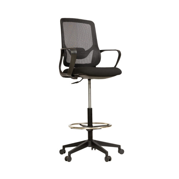 Task Draughtsman Chair (Black)